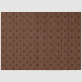 Donkere Nautical Serie Design 7 Tissuepapier