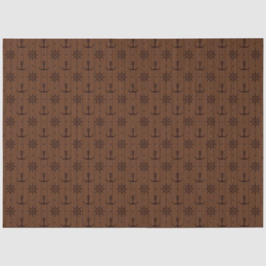 Donkere Nautical Serie Design 7 Tissuepapier (Voorkant)