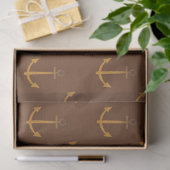 Donkere Nautical Serie Design 8 Tissuepapier (Geschenk)