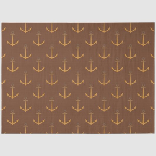 Donkere Nautical Serie Design 8 Tissuepapier (Voorkant)