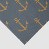 Donkere Nautical Serie Ontwerp 6 Tissuepapier (Detail)