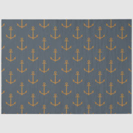 Donkere Nautical Serie Ontwerp 6 Tissuepapier