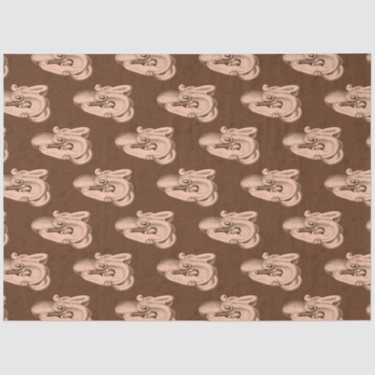 Donkere Nautical Series Design 13 Tissuepapier (Voorkant)