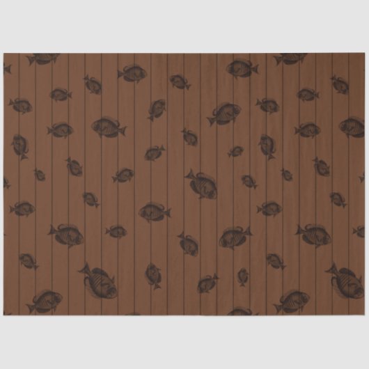 Donkere Nautical Series Design 15 Tissuepapier (Voorkant)