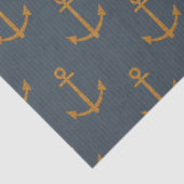 Donkere Nautisch ontwerp 6 Tissuepapier (Detail)