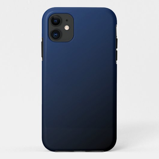Donkere Navy Blue iPhone 4/4S Hoesje (Achterkant)