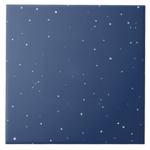 Donkere Navy Blue Star Sterrennacht Home Decor Acc Tegeltje