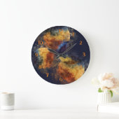 Donkere Navy Mystic Herfst Grote Klok (Huis)