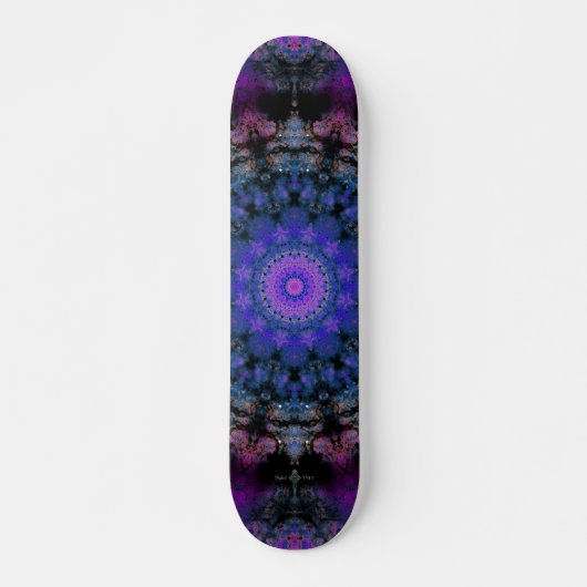 Donkere Nevel Mandala Persoonlijk Skateboard (Voorkant)