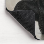 Donkere Newfoundland Herdenkingsengel Muismat (Hoek)