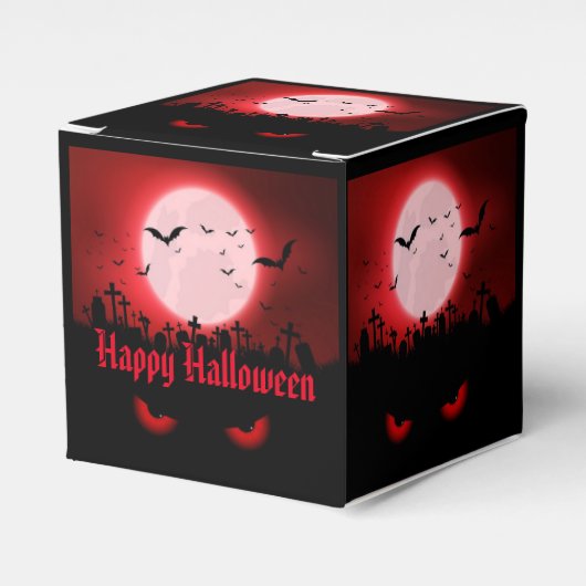 Donkere Night Watchers Cube Bedankdoosjes (Voorkant Zijde)