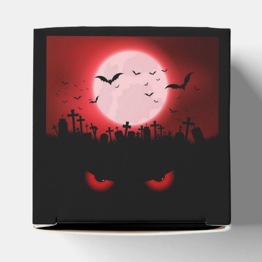 Donkere Night Watchers Cube Bedankdoosjes (Bovenkant)