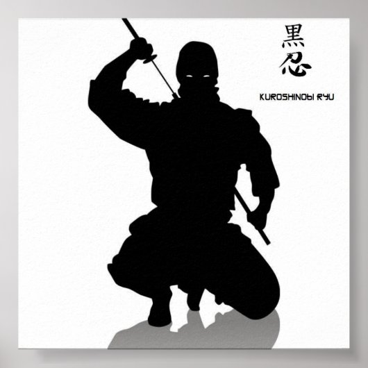 donkere ninja , shhinnob poster (Voorkant)