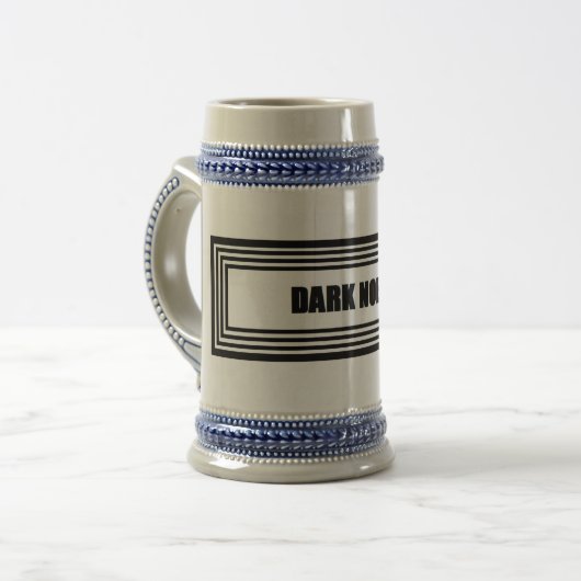 Donkere Noble-Mokken Bierpul (Voorkant links)