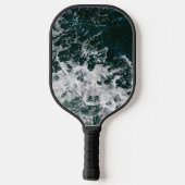 Donkere oceaangolven pickleball paddle (Achterkant)
