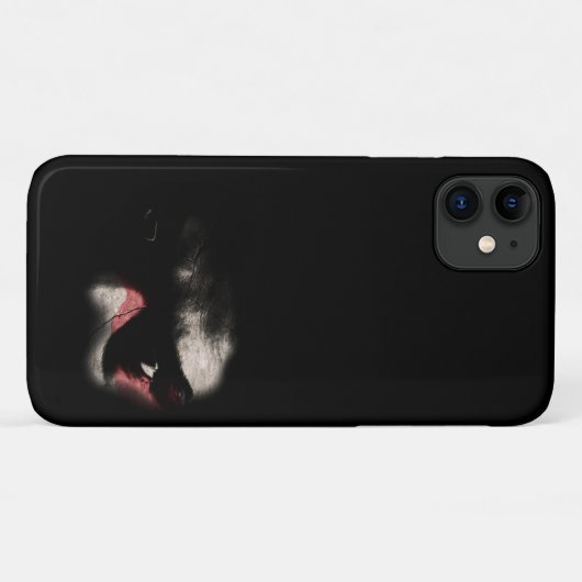 Donkere ogen. Case-Mate iPhone case (Achterkant (horizontaal))