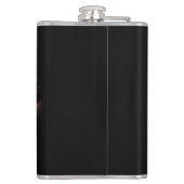 Donkere ogen heupfles (Achterkant)