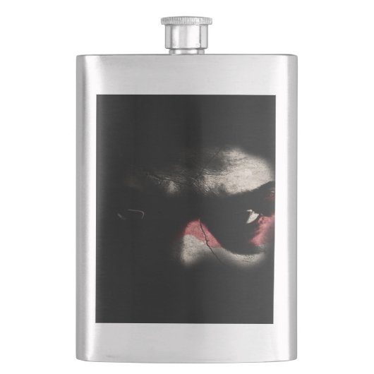 Donkere ogen heupfles (Voorkant)