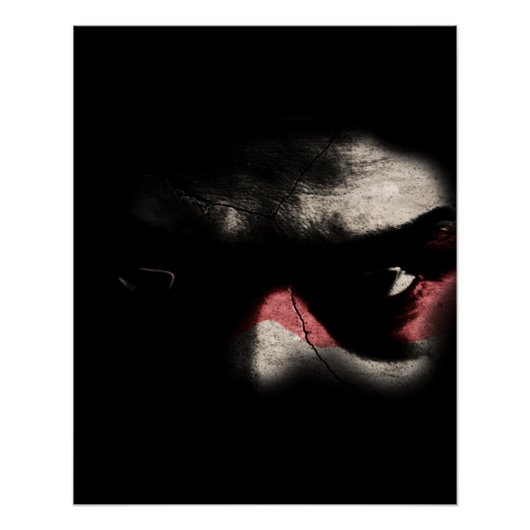 Donkere ogen perfect poster (Voorkant)