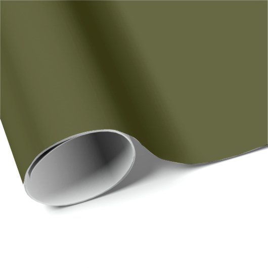 Donkere Olijf Cadeaupapier (Rol Hoek)