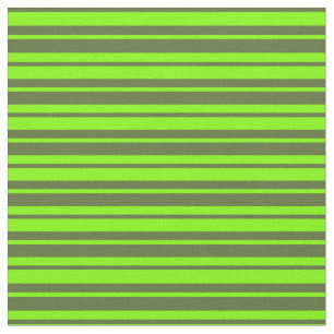 Donkere Olijf Groen en Chartreuse Verkleurd patroo Stof