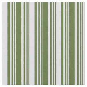Donkere olijfgroen en lavender lijnen/strips patro stof