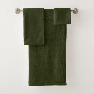Donkere olijftextuur bad handdoek