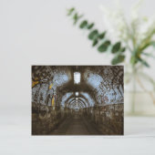 Donkere onderaardse tunnel briefkaart (Staand voorkant)