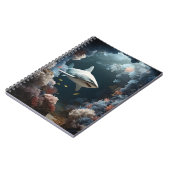 Donkere onderwaterhaai notitieboek (Linkerzijde)