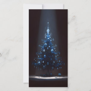 Donkere ongebruikelijke kerstkaarten feestdagenkaart