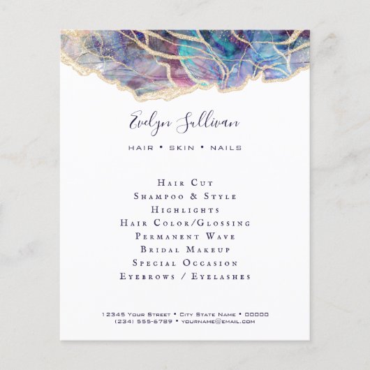 Donkere Opal Flyer (Voorkant)