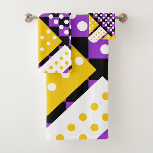 Donkere orchidee paars bad handdoek (Insitu)