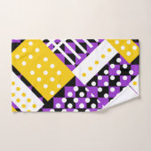 Donkere orchidee paars bad handdoek (Handdoek)