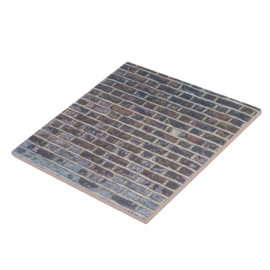 Donkere, oude steenwandtextuur tegeltje (Zijkant)