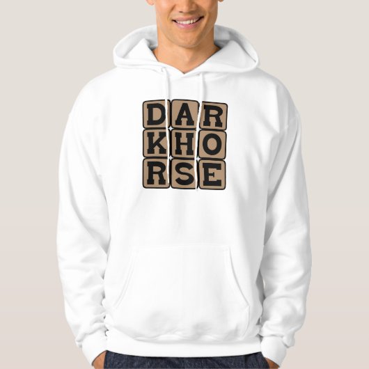 Donkere Paard, Onbekend Persoon Hoodie (Voorkant)