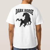 Donkere paard T-Shirt (Achterkant)
