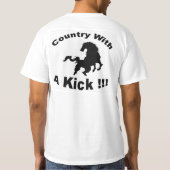 Donkere paard T-Shirt (Achterkant)