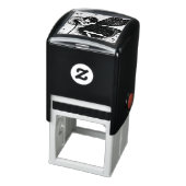 Donkere paardebloem fee voor gemengde media collag  zelfinktende stempel (Product)