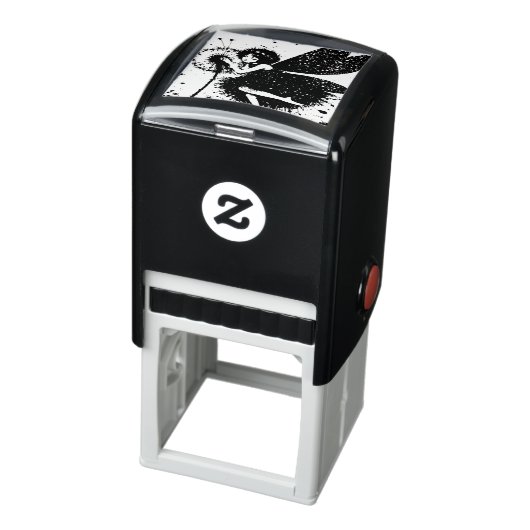 Donkere paardebloem fee voor gemengde media collag zelfinktende stempel (Product)