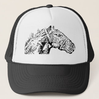 Donkere paarden Logo3 Trucker Pet