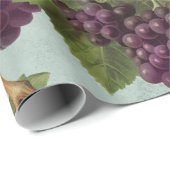  Donkere Paarse druiven en wijnstokken Cadeaupapier (Rol Hoek)