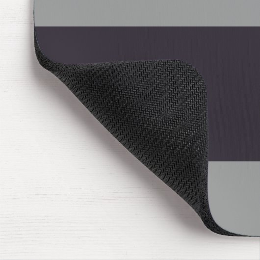 Donkere Paarse en grijze eenvoudige extra brede st Muismat (Hoek)