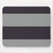 Donkere Paarse en grijze eenvoudige extra brede st Muismat (Voorkant)