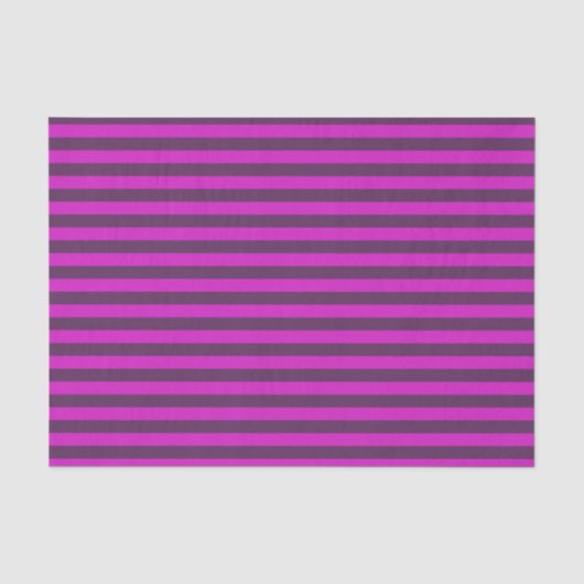 Donkere Paarse en magenta strepes Tissuepapier (Voorkant)