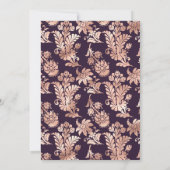 Donkere Paarse en Roos goudmakreel Kaart (Achterkant)