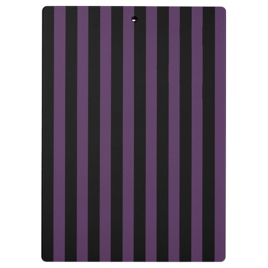 Donkere paarse en zwarte strepen klembord (Achterkant)