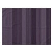 Donkere paarse en zwarte strepen tafelkleed (Voorkant (Horizontaal))