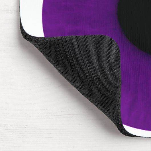 Donkere Paarse Eyeball Muismat (Hoek)