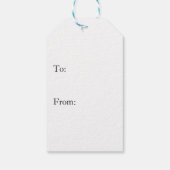 Donkere Paarse faux glans monogram Cadeaulabel (Achterkant)