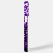 Donkere Paarse faux glinsterende glitter Case-Mate iPhone Case (Achterkant / Rechts)